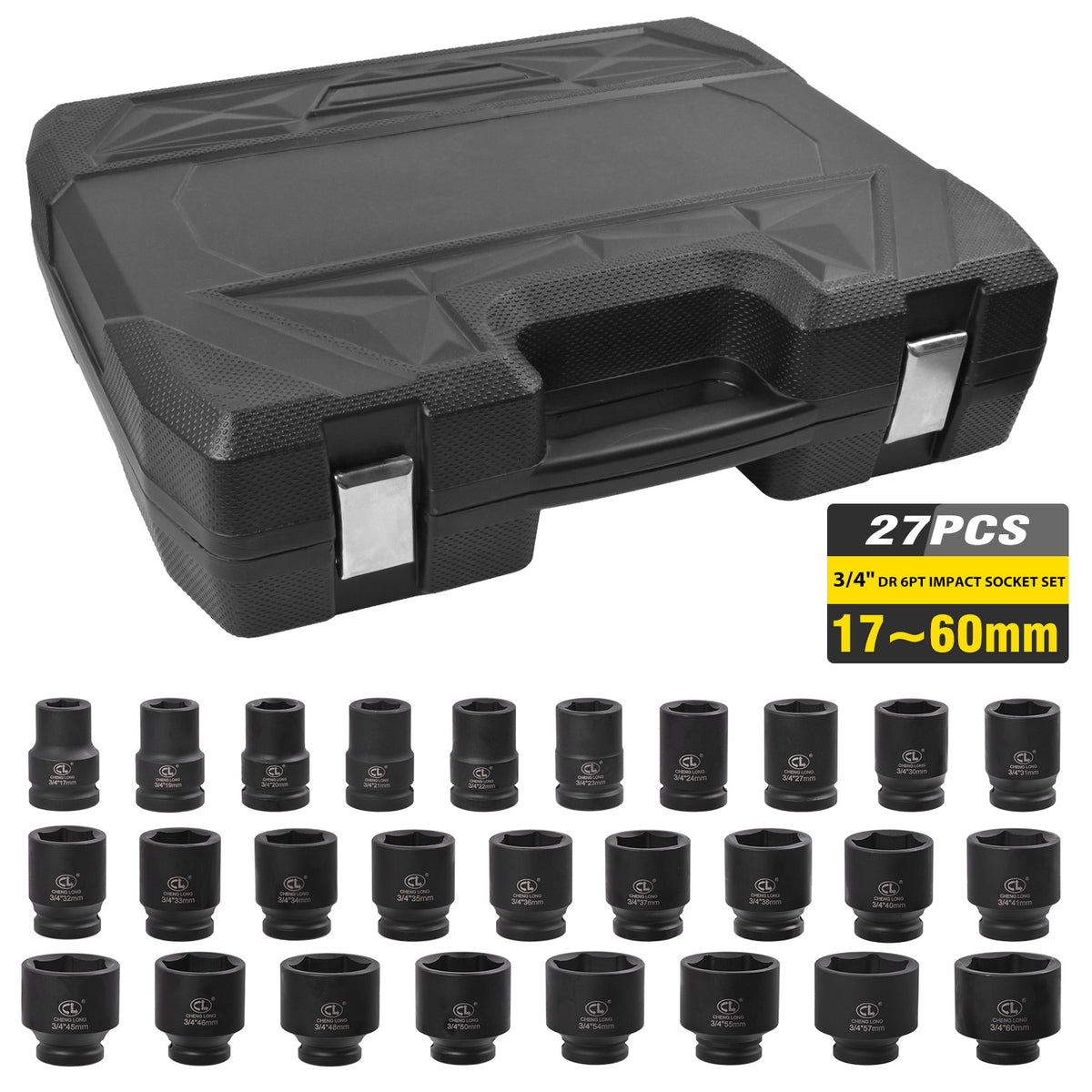 Schlagschrauber Nuss 17-65 mm Kraftnuß Stecknuss