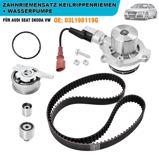 ZAHNRIEMENSATZ + WASSERPUMPE FÜR AUDI A3