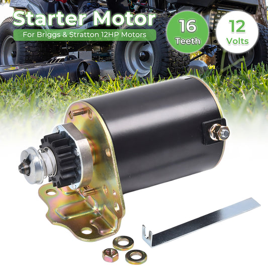 Anlasser für Briggs Stratton Motor 16 Zahn Ritzel 393499