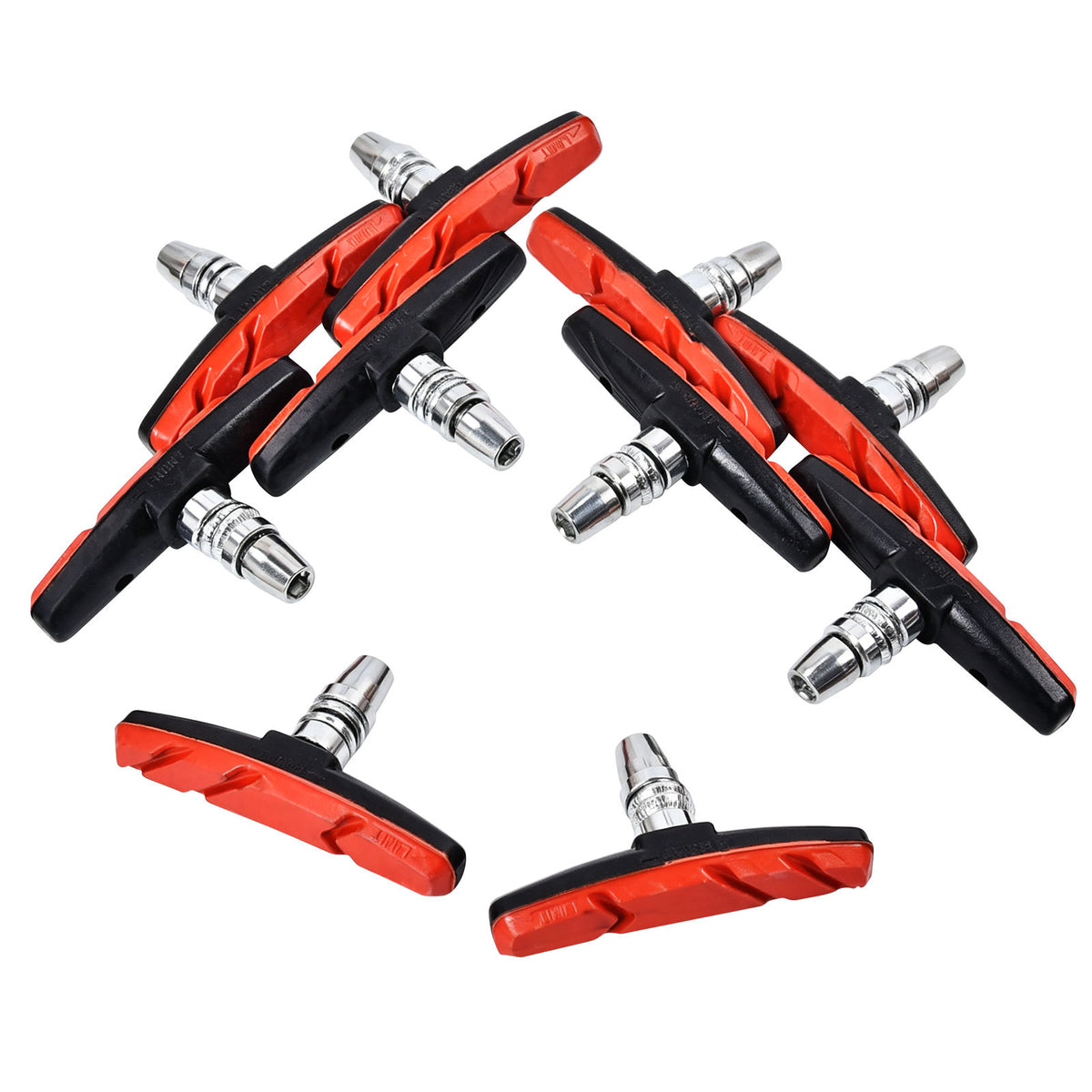 10x Fahrrad V-Bremsbeläge Bremsklötze Bremsbacken Bremsschuhe