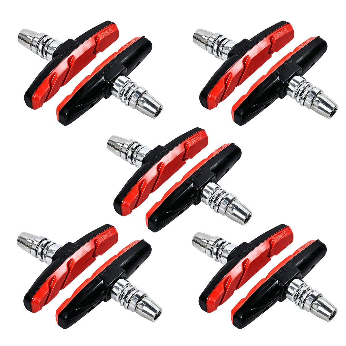 10x Fahrrad V-Bremsbeläge Bremsklötze Bremsbacken Bremsschuhe