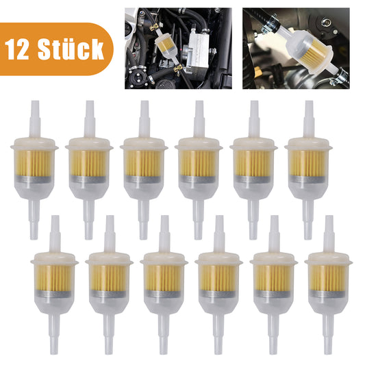 12X Universal Kraftstofffilter 6mm-8mm Benzinfilter