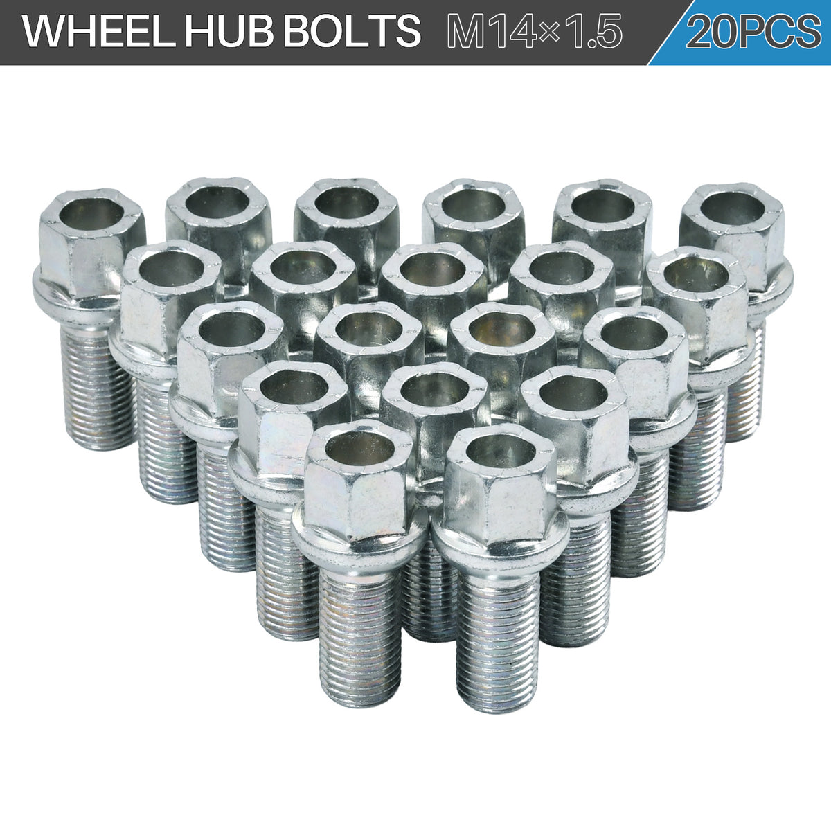 20x Radschrauben Radbolzen M14x1,5 mm