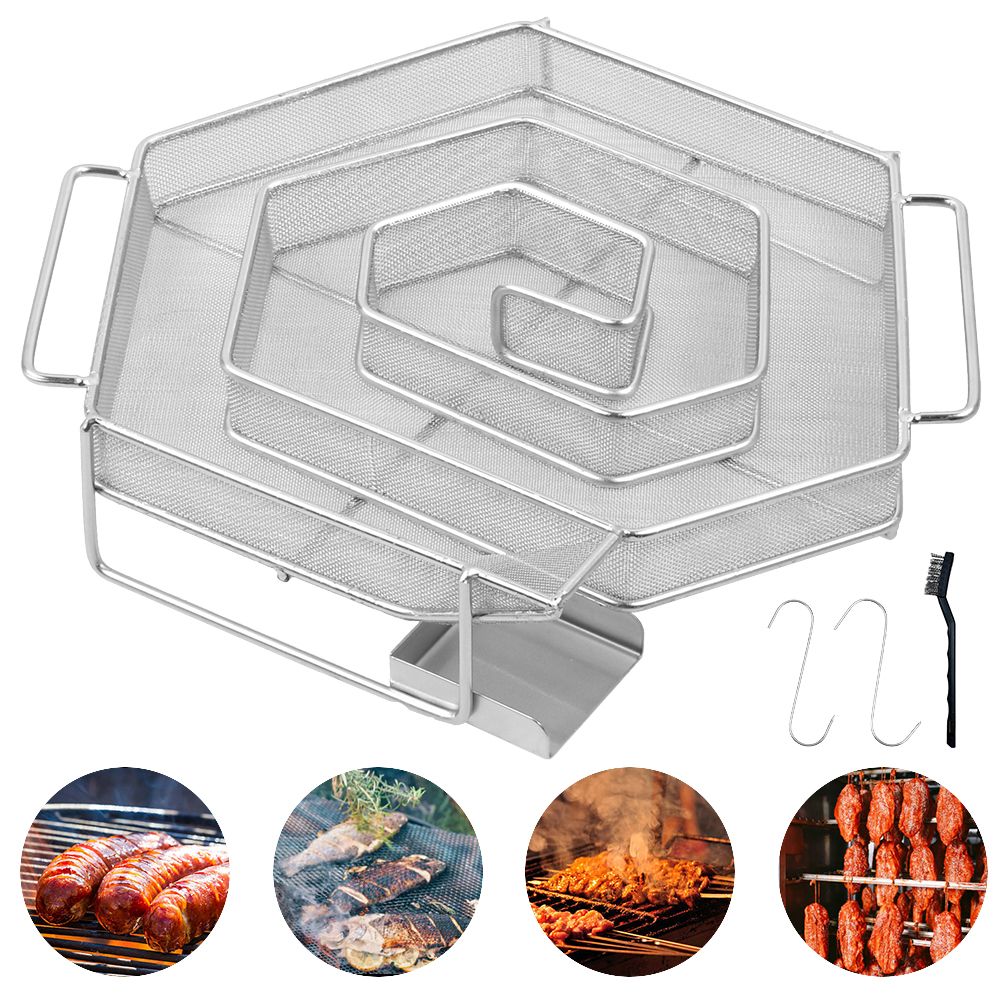 BBQ Kaltraucherzeuger Schnecke Kaltrauchgenerator Räucherspirale