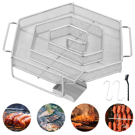 BBQ Kaltraucherzeuger Schnecke Kaltrauchgenerator Räucherspirale