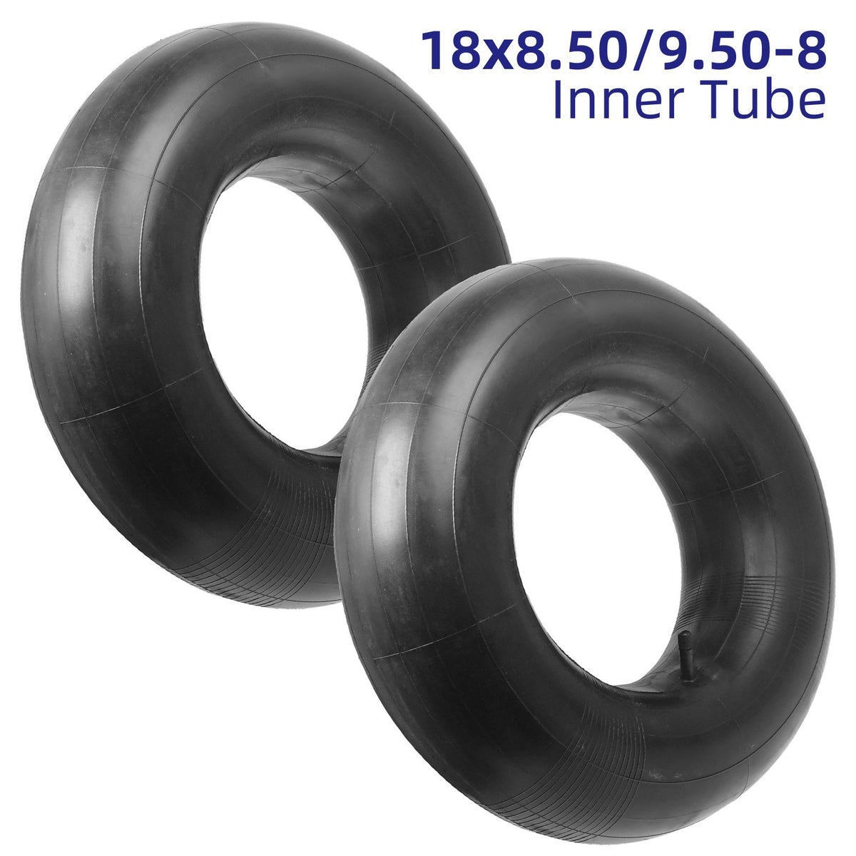 2x Schlauch 18x8.50-8/18x9.50-8 gerades Ventil für Aufsitzmäher