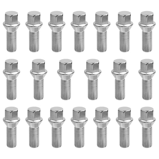 20x Radschrauben Radbolzen Kegelbund 60° M14 x 1,5 Gewindelänge