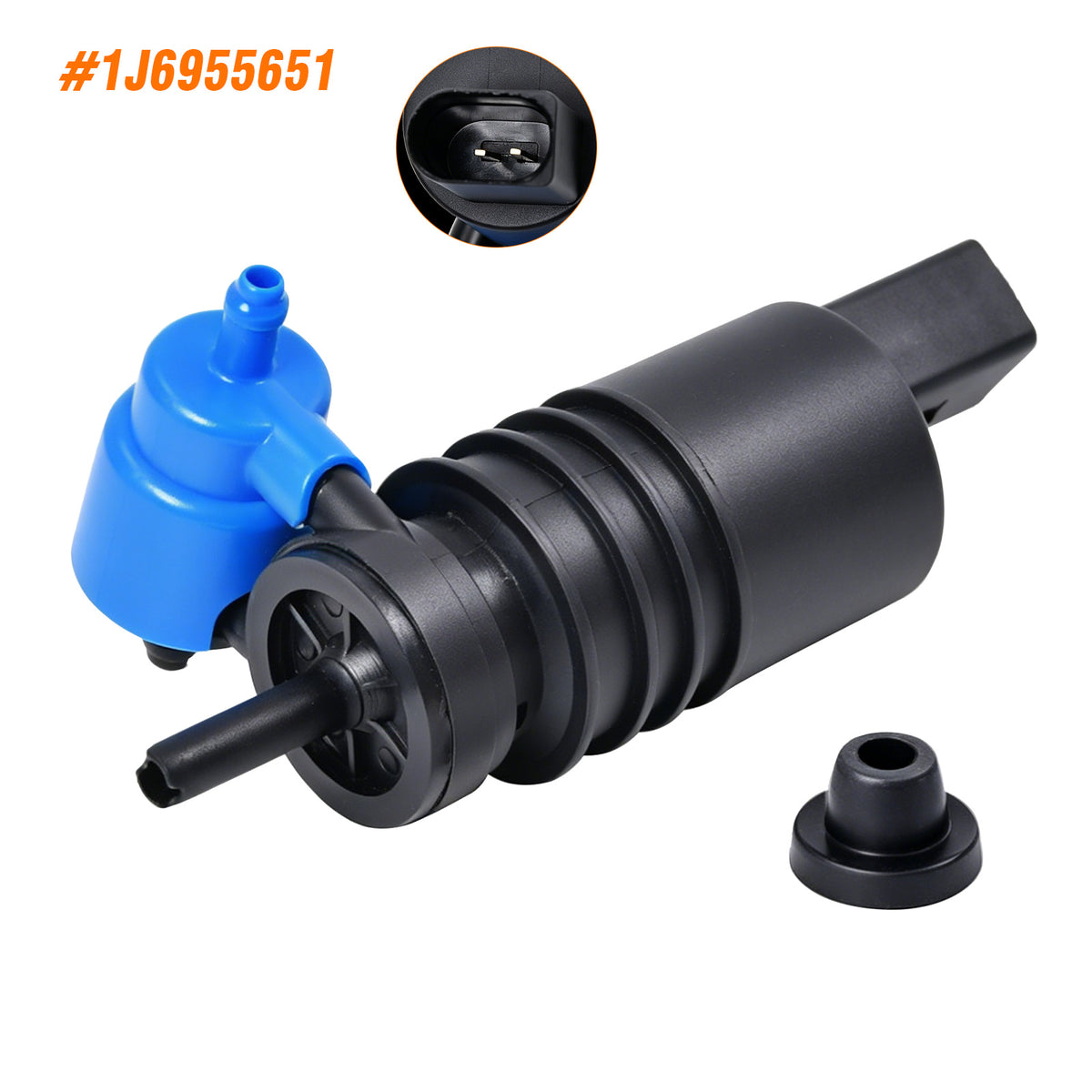 WASCHWASSERPUMPE Scheibenreinigung 1J6955651 für MERCEDES W168 W169 VW