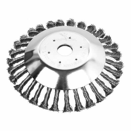 200mm Profi Wildkraut Fugen Unkrautbürste Motorsense Freischneider gezopft