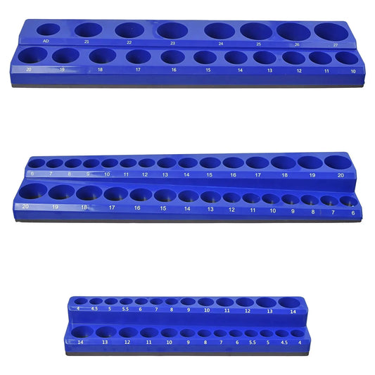 1/4" 3/8" 1/2" Steckschlüssel Organizer Magnethalter Nusshalter Stecknussleiste