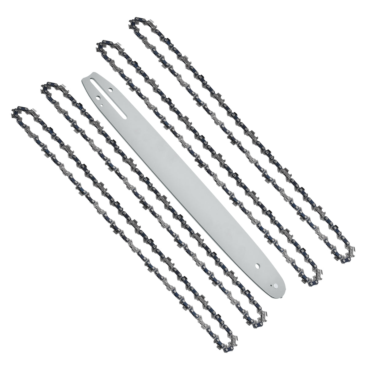 4 x Sägekette + Schwert kompatibel mit Bosch AKE35 AKE 35 AKE35S 3/8"LP