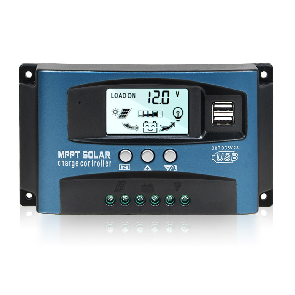 MPPT Solar Ladegerät Controller Panel Regler mit 2 USB Digital LCD 30A