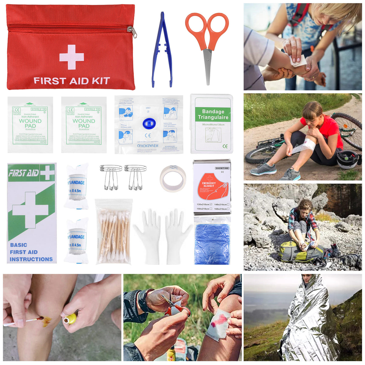 Außen Notfall Survival Kit im Freien, Erste-Hilfe-Set