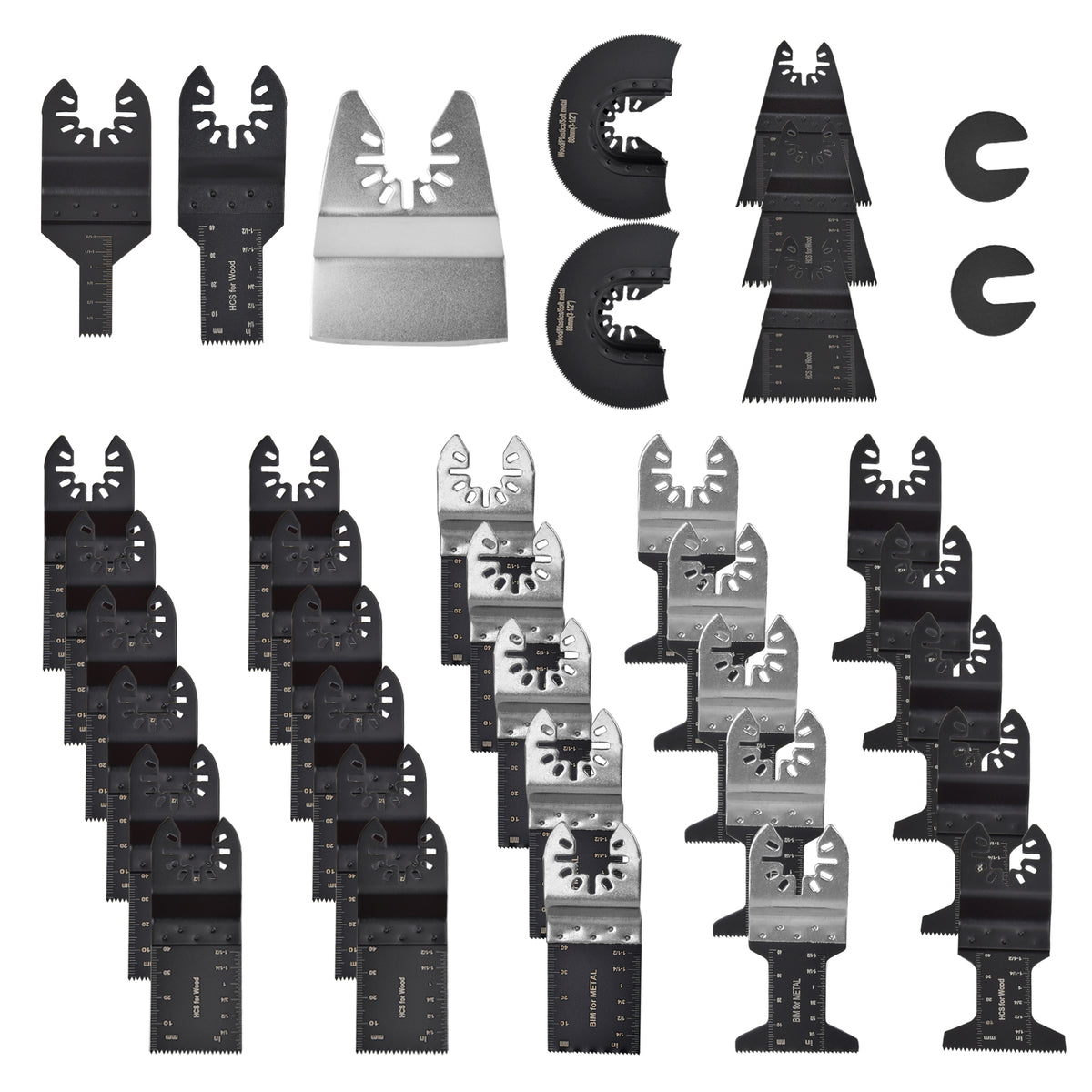 37 Stk Sägeblatt Multifunktionswerkzeug Zubehör Multitool