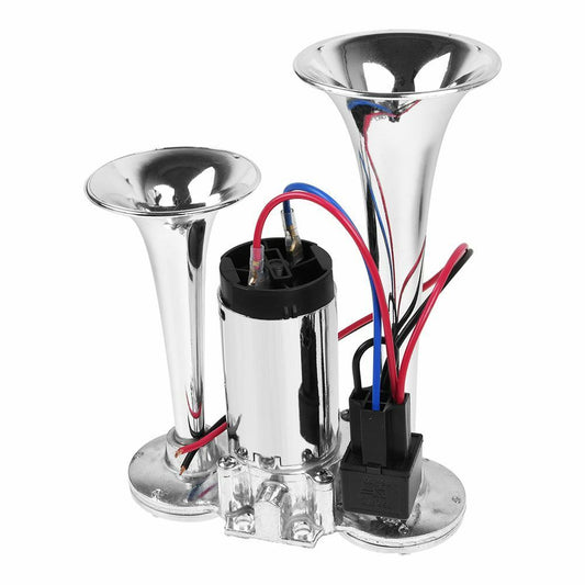 12V 600DB Drucklufthorn Druckluft Horn Fanfare Hupe Lufthorn Nebelhorn