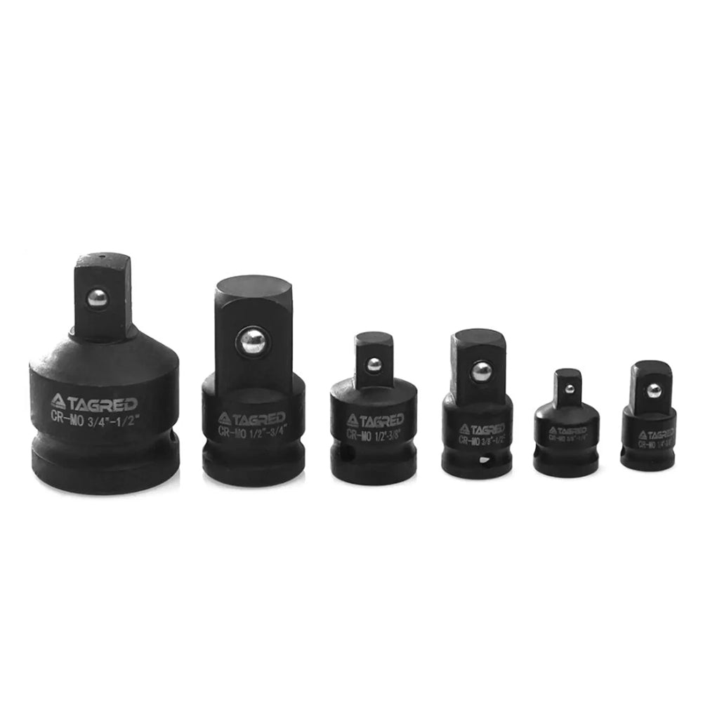 Kraft Adapter Schlagschrauber Nüsse 6tlg Reduzierung 1/2"3/4"1/4"3/8" Stecknuss