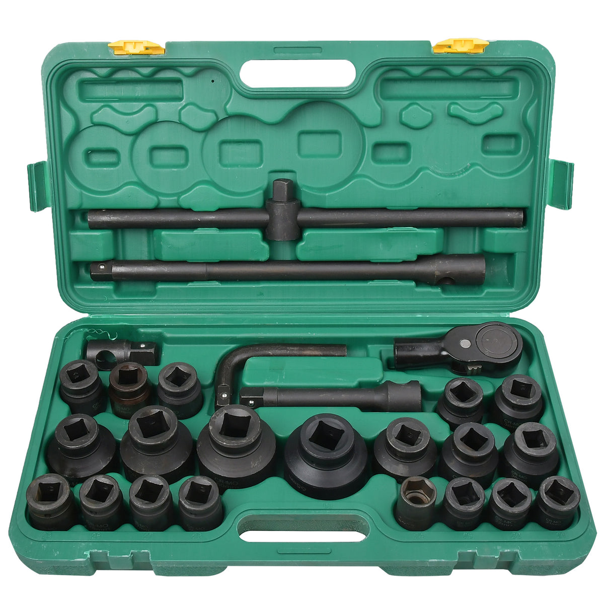 3/4" & 1" Zoll 21-65mm Stecknüsse LKW Steckschlüsselsatz Auto Nusskasten