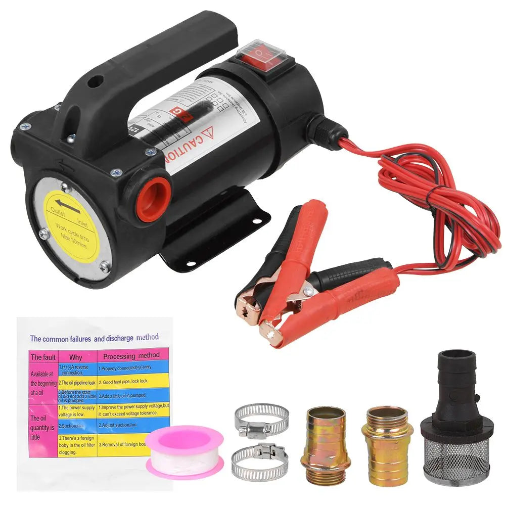 12V 260W Ölabsaugpumpe Dieselpumpe Ölpumpe Heizölpumpe Kraftstoffpumpe