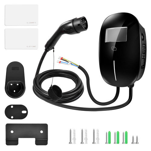 EV Ladegerät Typ 2 11 kW Wallbox Ladestation mit APP und RFID 3-Phasig