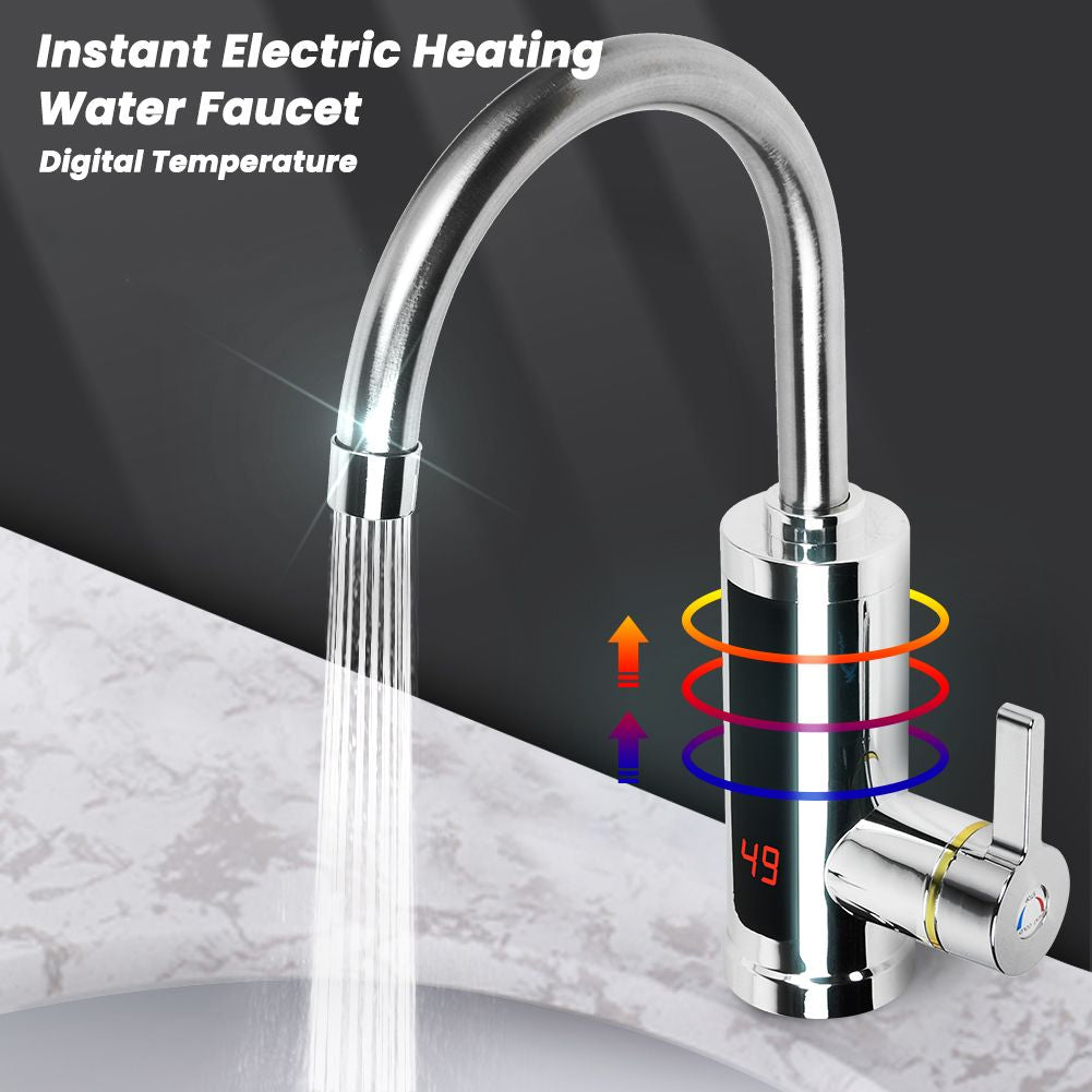 Elektrisch Durchlauferhitzer Wasserhahn Sofort Warm Armatur Bad/Küche 3000W