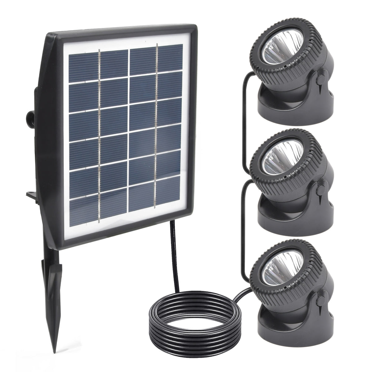 RGB LED Solar Teichbeleuchtung Solar Teichlicht Unterwasserstrahler Licht