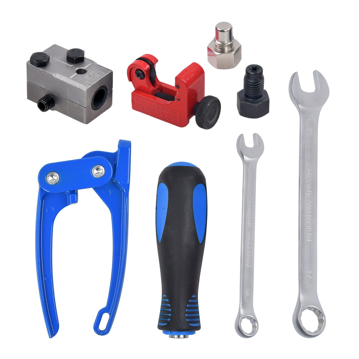 Mini Bördelgerät Bremsleitung 4,75 mm 3/16" + Rohrbiegezange + Abschneider