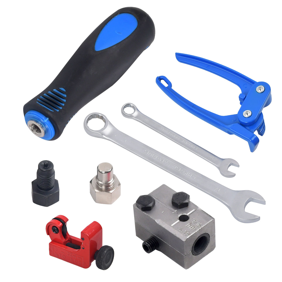 Mini Bördelgerät Bremsleitung 4,75 mm 3/16" + Rohrbiegezange + Abschneider
