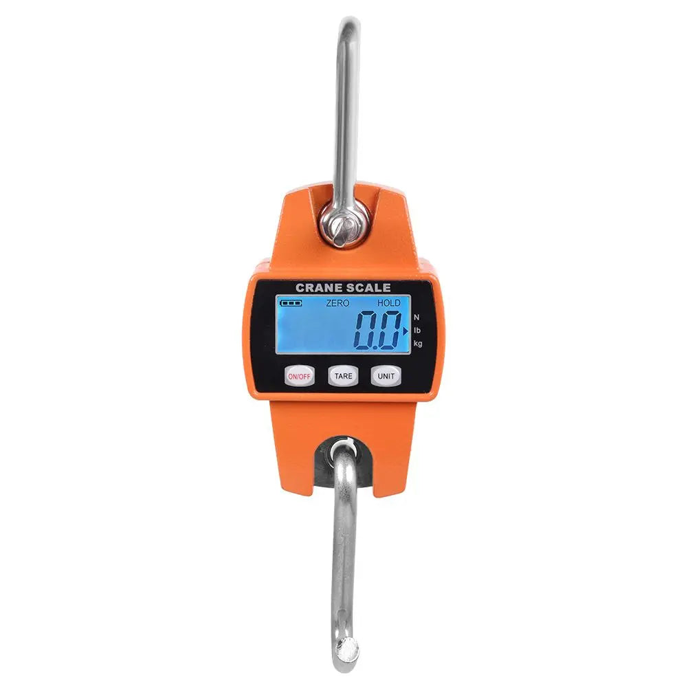 Hängewaage Digital 300Kg 660lb LCD Zugwaage Wildwaage Industriewaage Waage