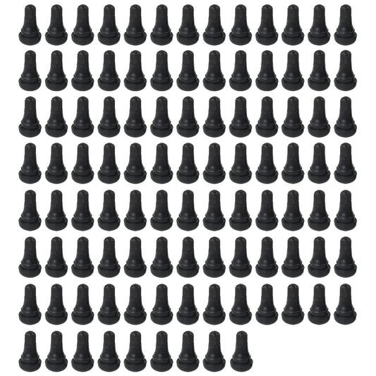 100x TR412 Snap-In Reifenventile Gummiventile PKW Felgenventile