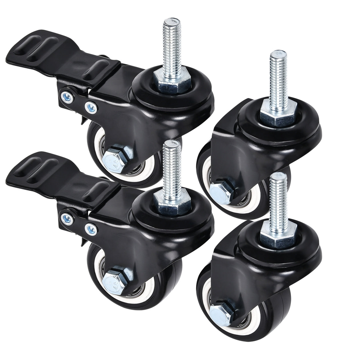 4x Schwerlastrollen Für Möbel 40mm Transportrollen Lenkrollen