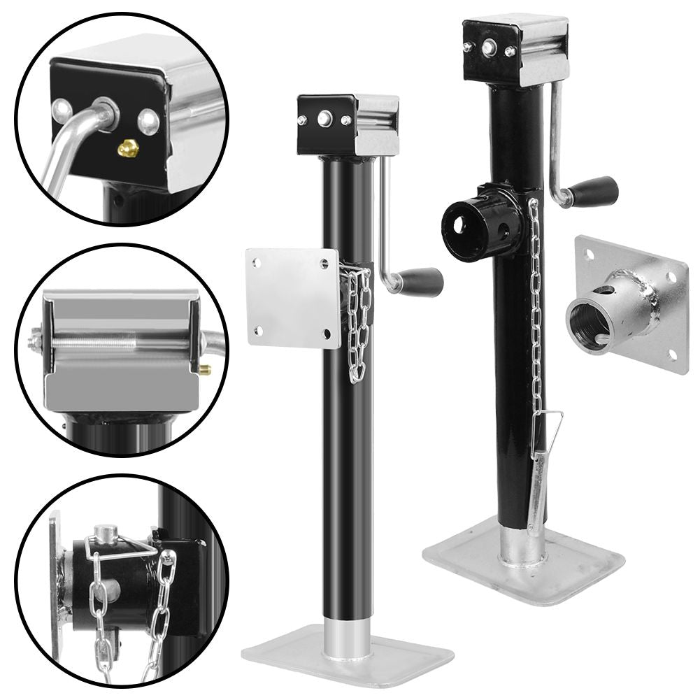 2x Ausdrehstütze klappbar 2300kg Abstellstütze 570-950mm Stützfuß Anhänger