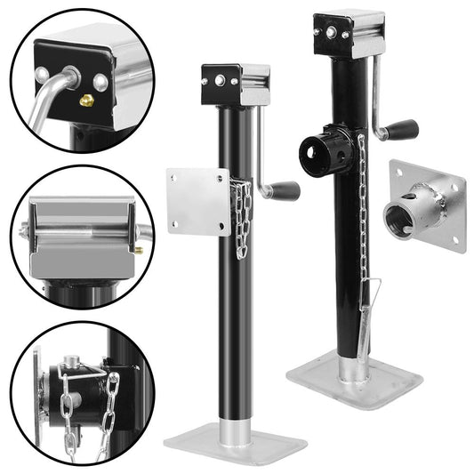 2x Ausdrehstütze klappbar 2300kg Abstellstütze 570-950mm Stützfuß Anhänger