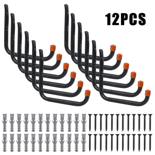 12x Wandhaken Universal Haken Anschraubhaken Werkstatthaken Montage
