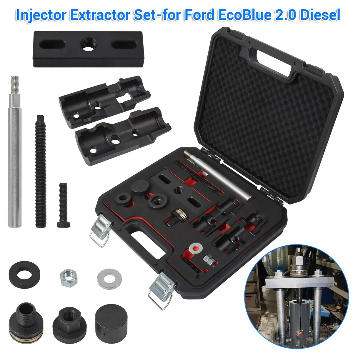 Einspritzdüsen-Abzieher Ford 2.0 TDCi EcoBlue Diesel Abzieher Werkzeug