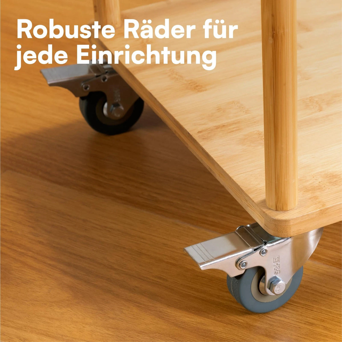 Schwerlastrollen - Rollen für Möbel - 4er Gummi Lenkrollen