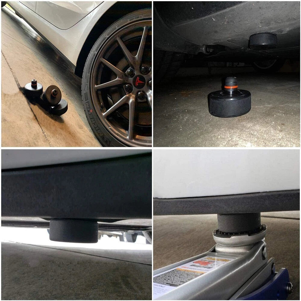 4x Gummi Wagenheberaufnahme Für Tesla Model 3 S X Y U Jack Pad Adapter
