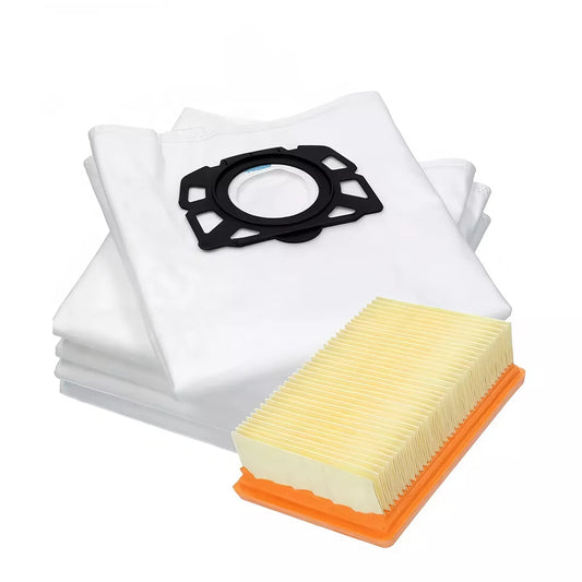 10x Staubsaugerbeutel + Filter Ersatz für Kärcher WD4/WD5/WD6/MV4/MV5/MV6