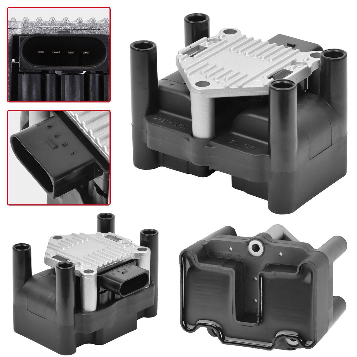 Zündspule Für Audi A3 1.2 1.6 1.8 A4 1.6 VW Golf 4 5 6 Bora Lupo Passat Polo