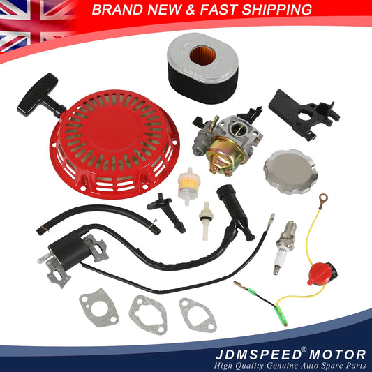 Carburetor Plug Ignition Coil Recoil Gaskets Service Kit