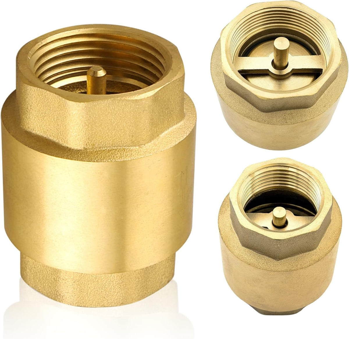 Rückschlagventil Messing 1/2 Zoll, 3/4", 1", 1/2" Rückschlagklappe