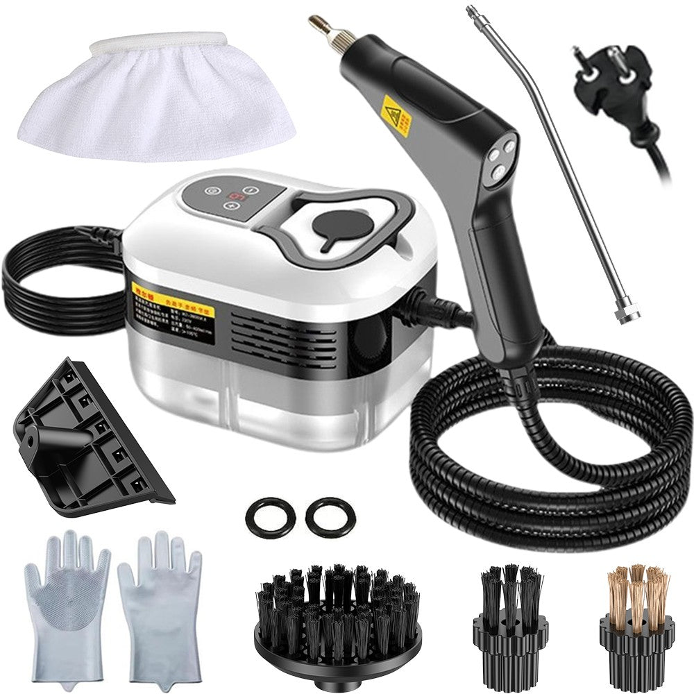 Professioneller Dampfreiniger–2500W, 1200ml Tank für Auto, Küche & Haushalt