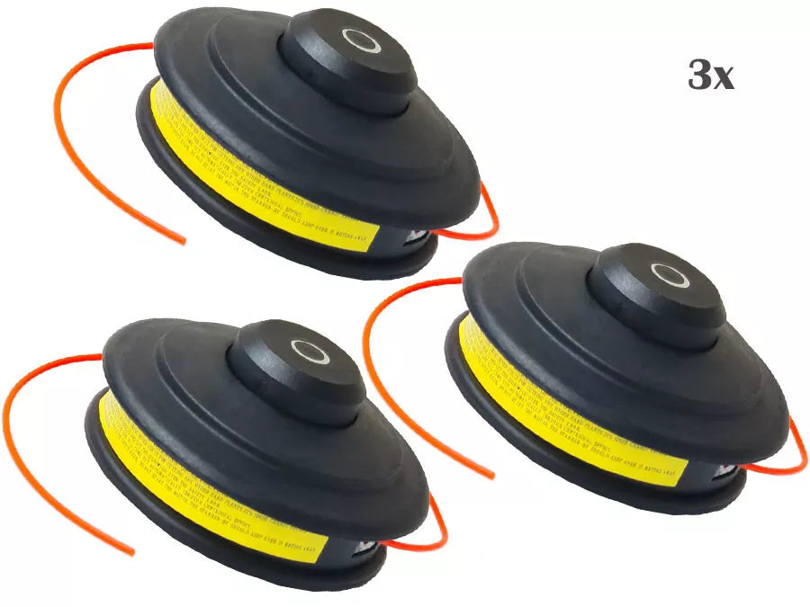 3x PROFI Fadenspule Doppelfadenkopf für Motorsense Fadenkopf