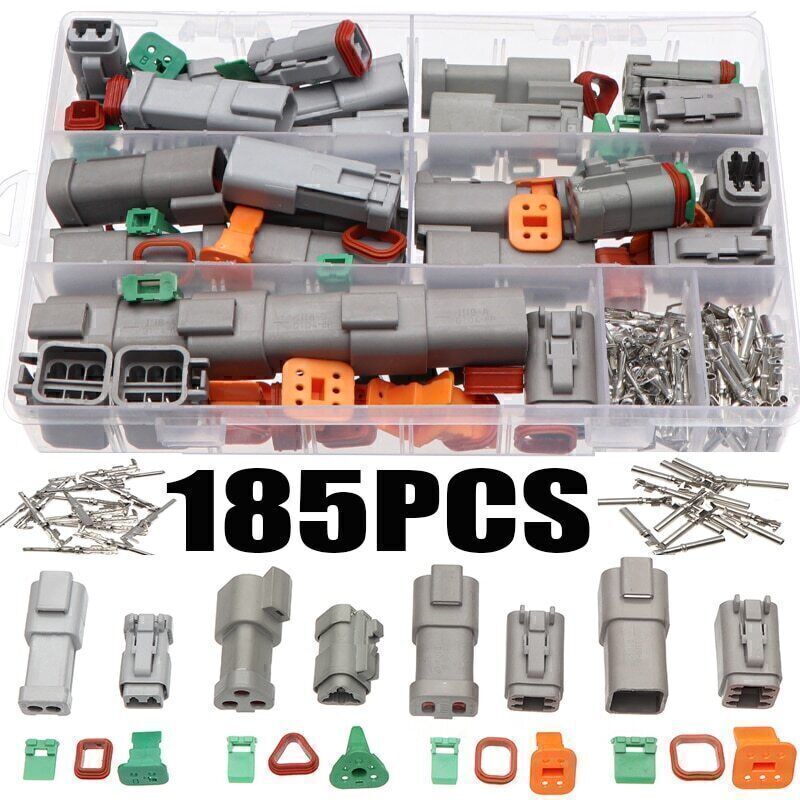 Deutsch DT 2/3/4/6/8/12 Polig Steckverbinder Buchse KFZ Stecker