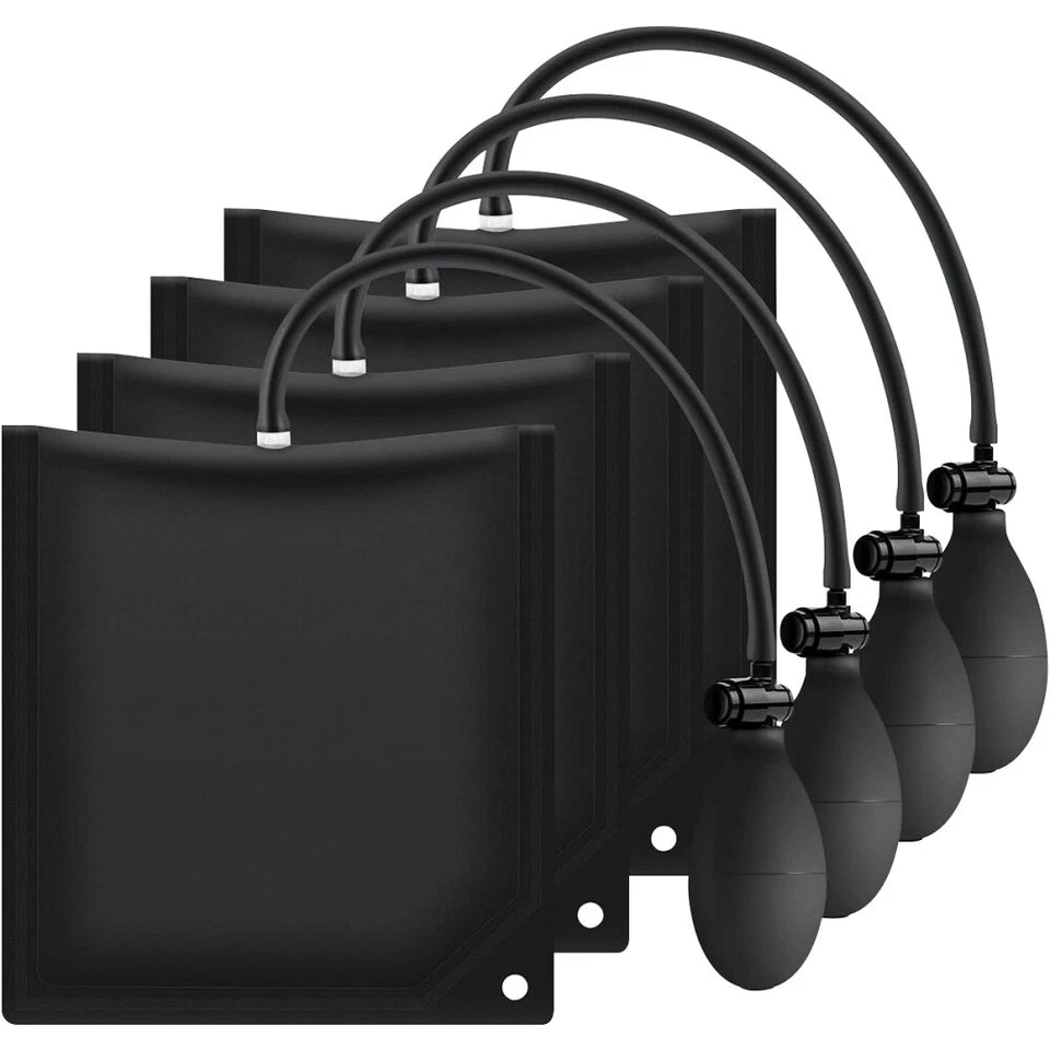 4X Montagekissen Hebekissen Möbelheber Luftkissen Pumpkissen Spreizkissen